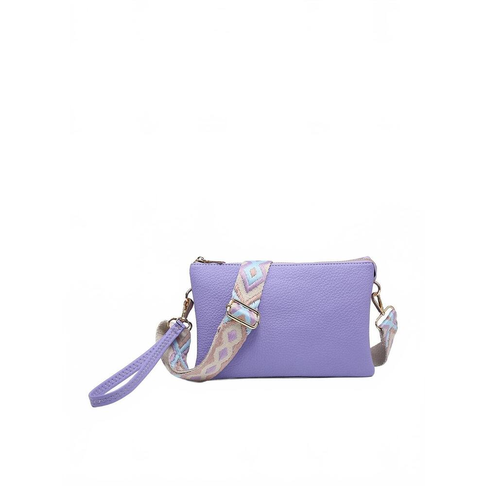 NEW JEN & CO. women's izzy crossbody bag in petunia